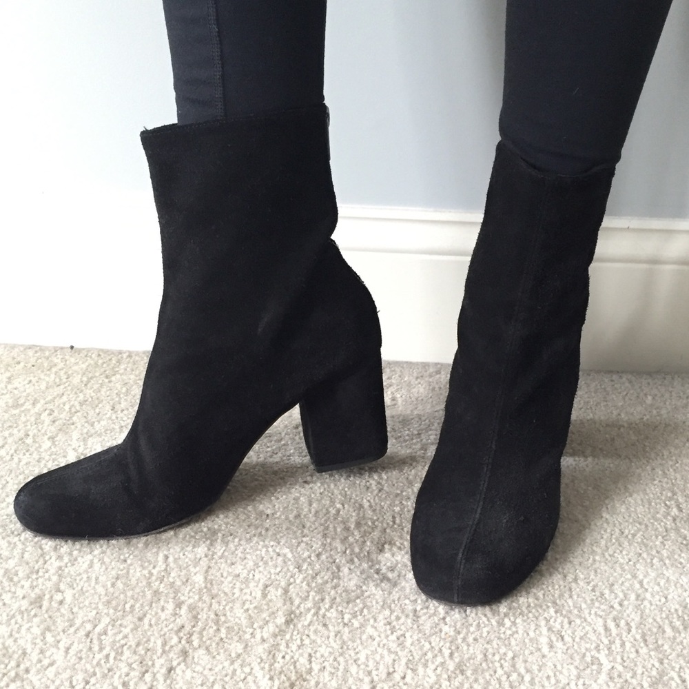 Free People Cecile block heel boots